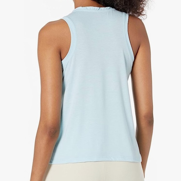 (A55) Juicy Couture Sport Sleeveless logo tank, Crystal blue, Size XL, NWT - Picture 4 of 11